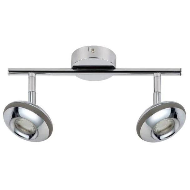 CANDELLUX 92-67562 SKIPPER LISTWA 2X6W LED COB GŁÓWKA OKRĄGŁA 1E Z PRZEGUBEM KD SYSTEM CHROM