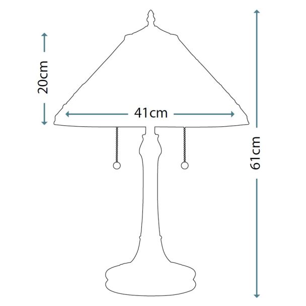 ELSTEAD KING QZ/KING/TL Table Lamp