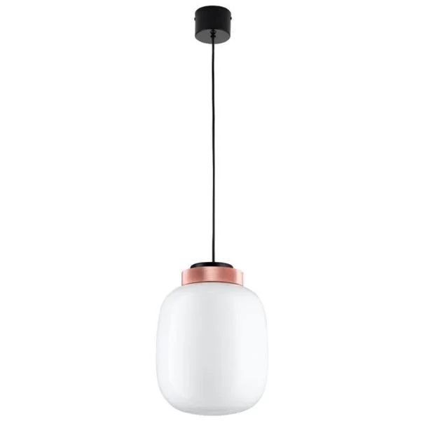 Step into Design 9969P/A white Lampa wisząca BOOM LED biało miedziana 25 cm