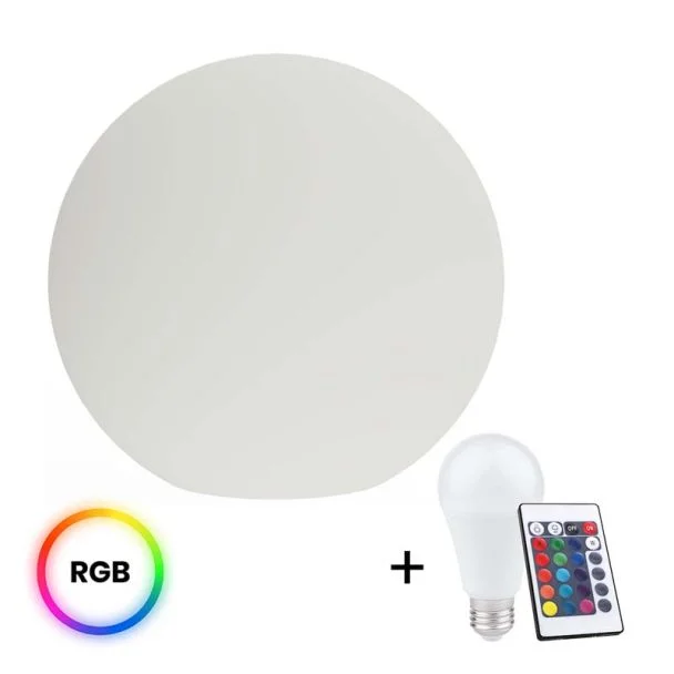 MILAGRO EKO1365 Kula Ogrodowa Globo Fi300 +żarówka RGB A60 10W + Pilot