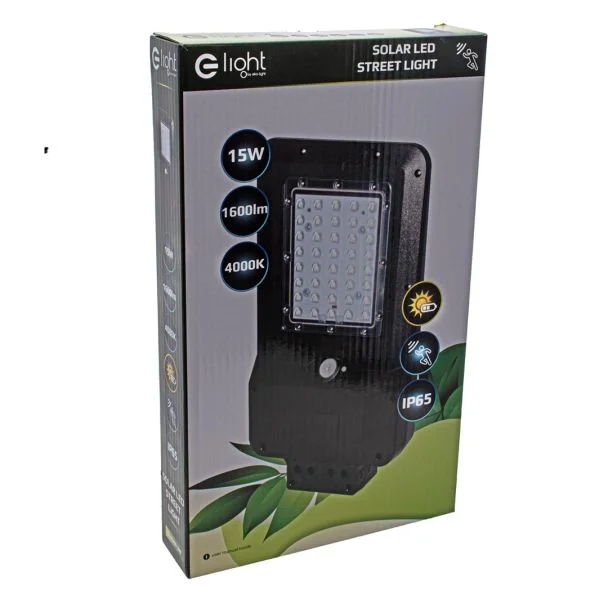 MILAGRO EKO2028 Lampa Solarna Street 15W 4000K