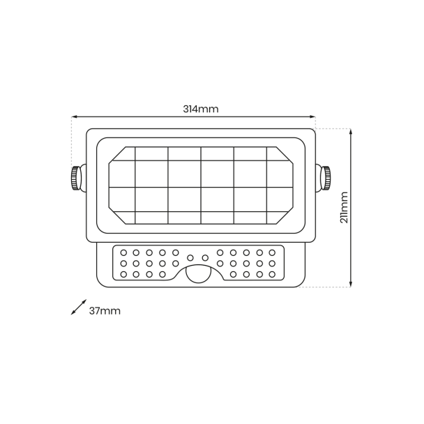 MILAGRO EKO9083 Naświetlacz Solarny Epad 10W 1150lm 4000K