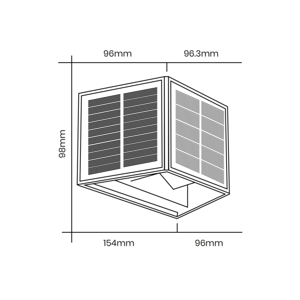 MILAGRO EKO9098 Kinkiet Solarny Wings 50lm 6000K