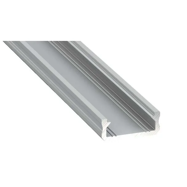 MILAGRO EKPR6474 PROFIL ALUMINIOWY SREBRNY TYP D 1m + KLOSZ MLECZNY