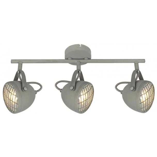 CANDELLUX 93-68064 PENT LISTWA 3X50W GU10 BETONOWY SZARY