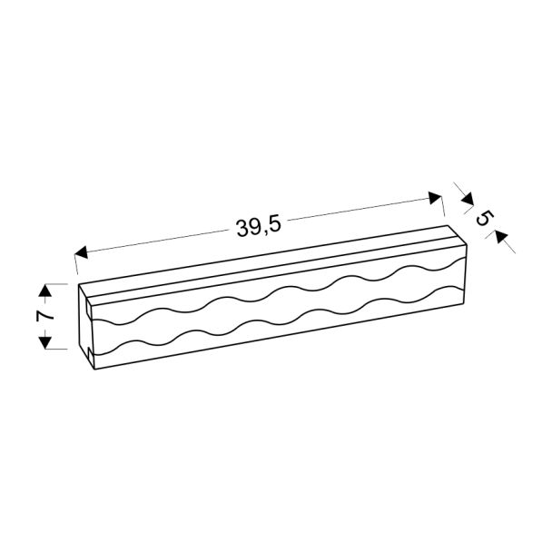CANDELLUX 21-72825 FRONT KINKIET 10W LED BIAŁY ZMIENNA BARWA 3000/4000/6500K