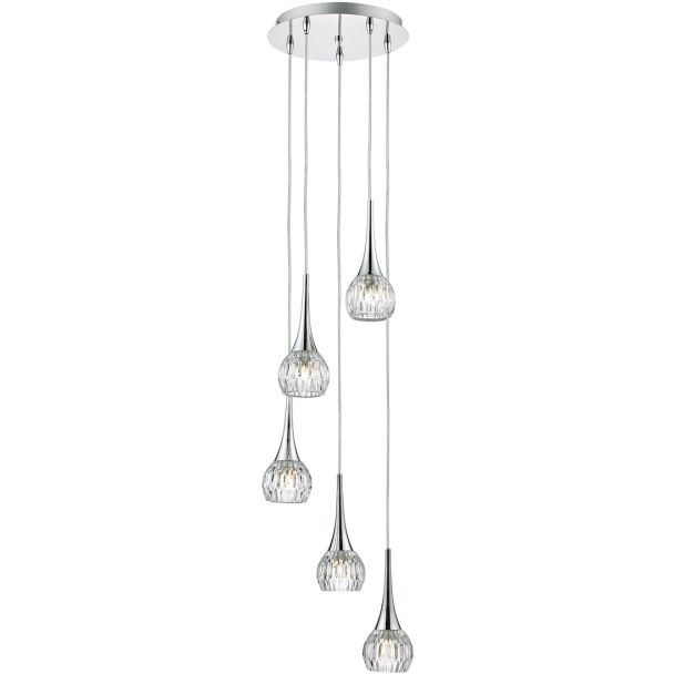 DAR LYA0550 LYALL 5LT PENDANT POL CHR