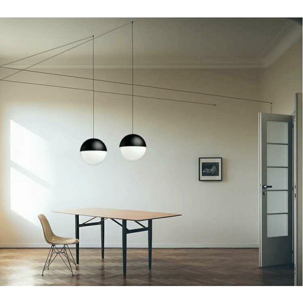 MOOSEE LAMPA ŚCIENNA BOWL DUO CZARNA
