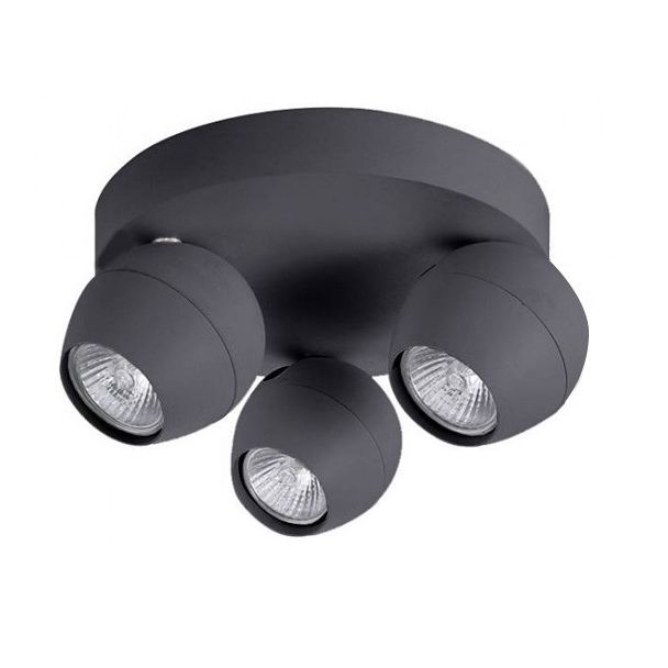 AZZARDO FH5783B3-3R-GR / AZ1255 Pera 3 round (sand grey) Spot