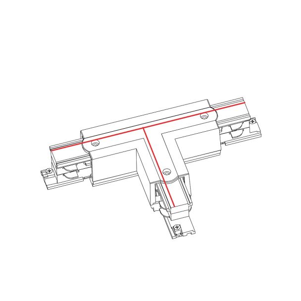 NOWODVORSKI CTLS POWER T CONNECTOR RIGHT2 T-R2 8704 oświetlenie komercyjne systemy konfigurowalny akcesoria 3-fazowy