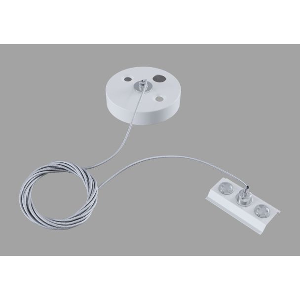 MAYTONI TRA001CW-11W Single phase track system Accessories for tracks Track Lighting Accessory White zawiesie do szyny 1-fazowy