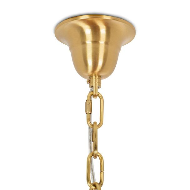 MOOSEE MSE1501100525 lampa wisząca TIFFANY 135 biała mosiądz / naturalne pióra