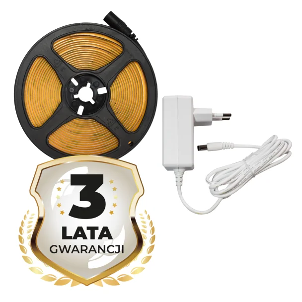 MILAGRO EKZ629 Zestaw Taśma COB 320/m 3000K IP20 5m + Zasilacz