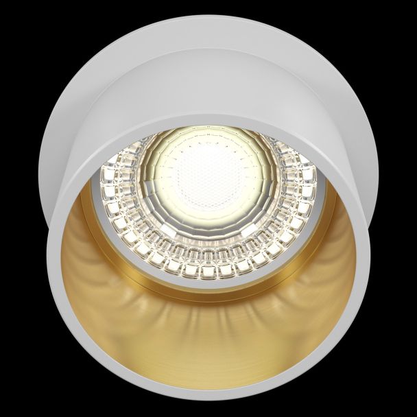 MAYTONI DL050-01WG Downlight Reif Downlight White with Gold