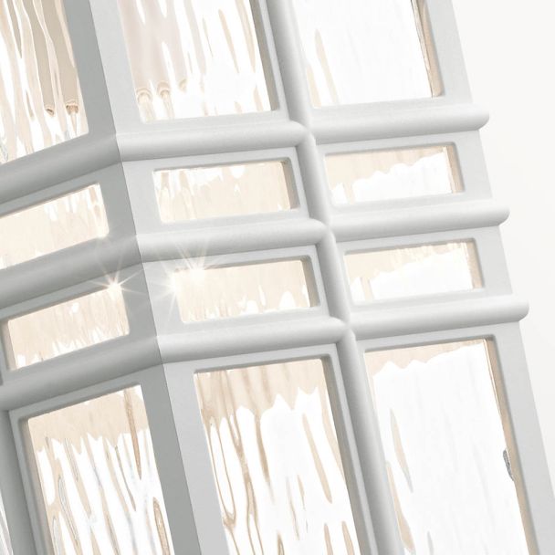ELSTEAD Beacon Square KL-BEACON-SQUARE-M-WHT 1 Light Wall Lantern