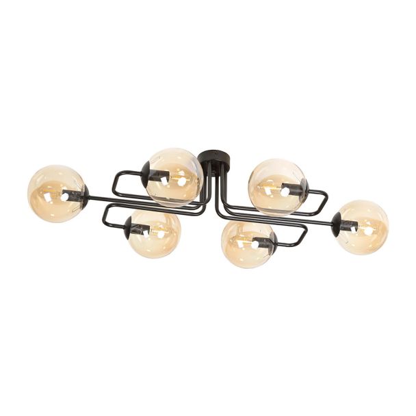 EMIBIG 833/6A LAMPA SUFITOWA BRENDI 6A BL MIODOWY