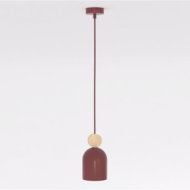 EMIBIG 1695/1 MESI 1 BURGUNDY LAMPA WISZĄCA