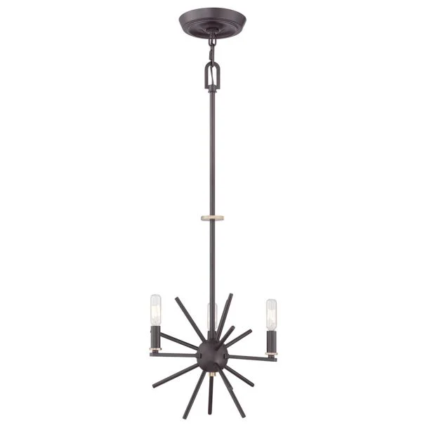 ELSTEAD CARNEGIE QZ/CARNEGIE3 3Lt Chandelier
