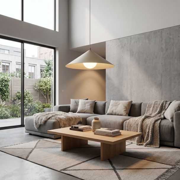 EMIBIG 1724/1L MONO 1L MOKKA OPAL Lampa wisząca