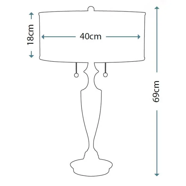 ELSTEAD GATSBY SF/GATSBY BB Table Lamp