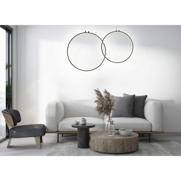 MOOSEE MSE010100373 MOOSEE lampa wisząca CIRCULO 80 czarna
