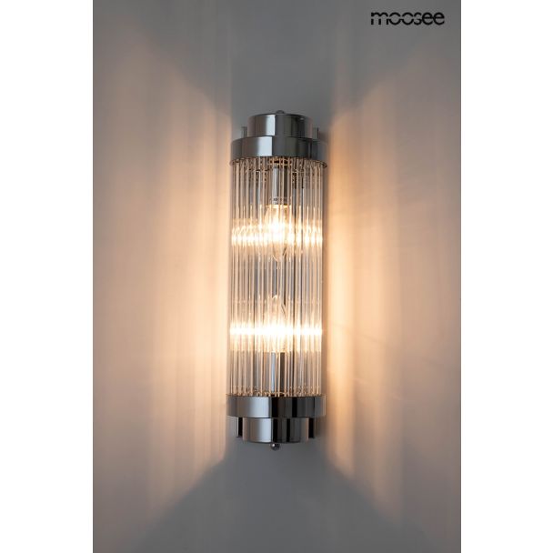 MOOSEE MSE010100360 MOOSEE lampa ścienna COLUMN 40 srebrna