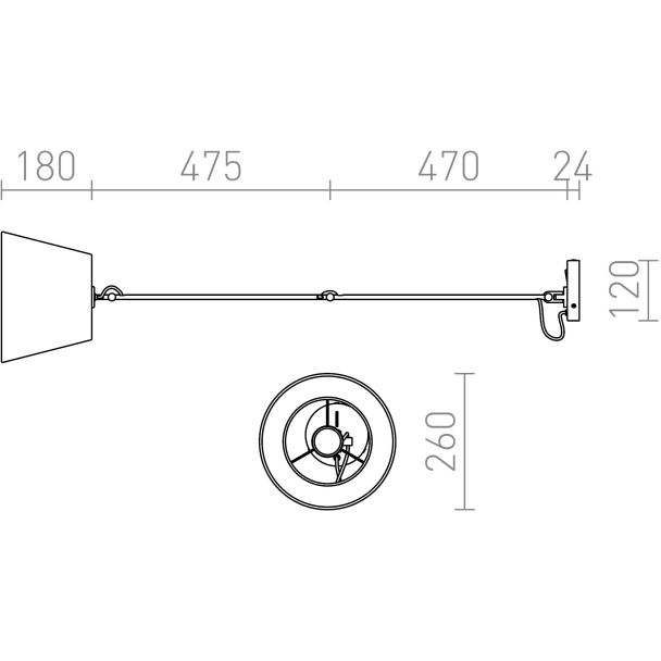 RENDL R12482 ASHLEY ścienna biała chrom 230V E27 42W