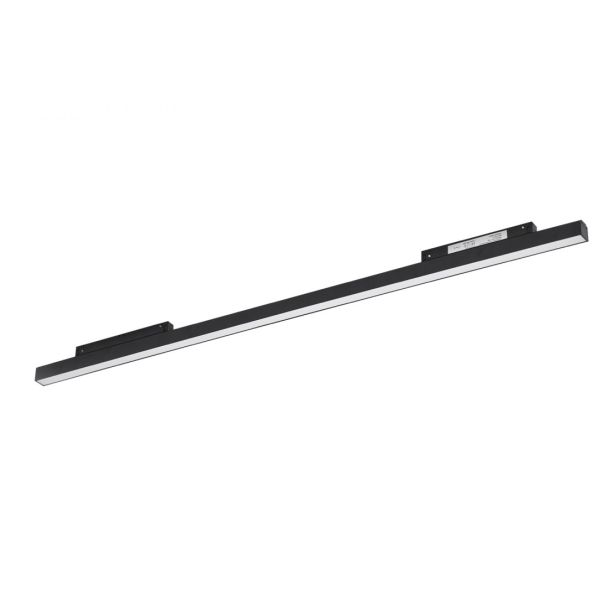 AZZARDO AZ4611 SAGA TRACK MAGNETIC 36W MILKY120 3000K BK TECHNICAL TRACK BLACK reflektor do szyny magnetycznej