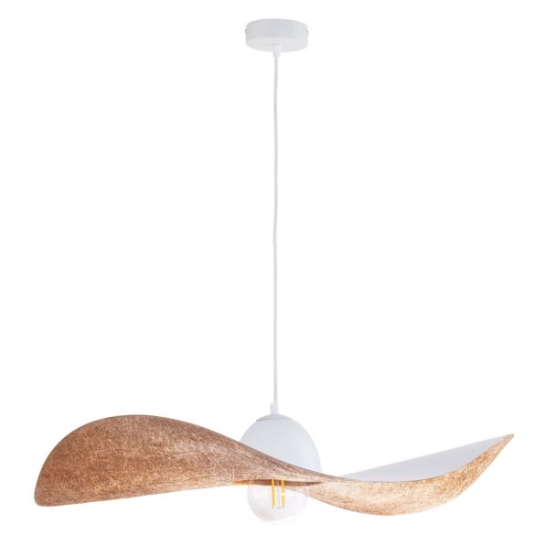 SIGMA 32337 Kapello L biały/miedź ø 76cm lampa wisząca