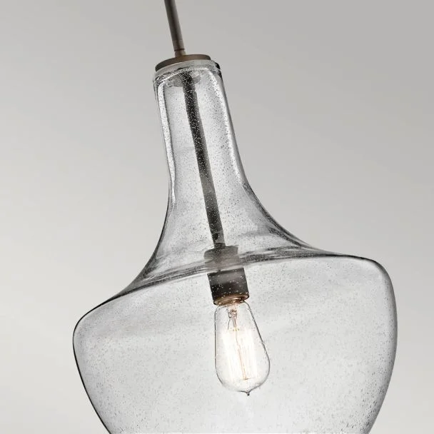 ELSTEAD Everly KL-EVERLY-P-M-OZ 1 Light Medium Pendant - Olde Bronze