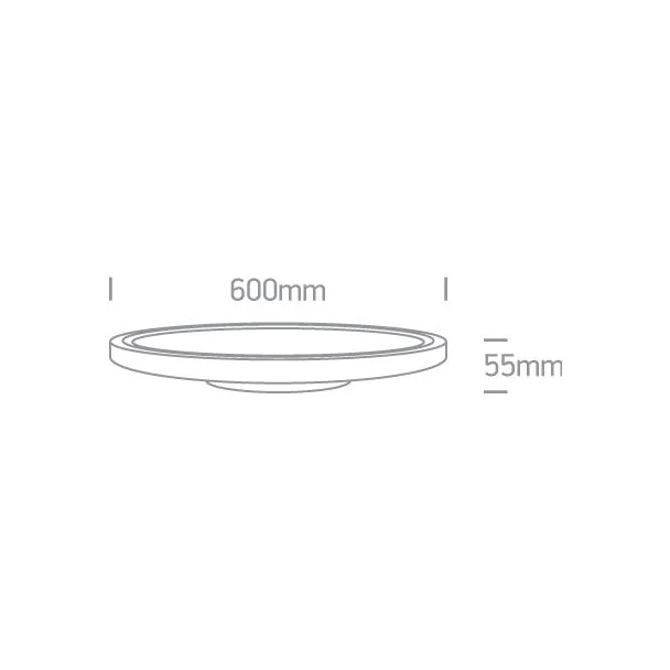ONE LIGHT 62160FB/W/W Zigos 2 biały plafon LED 3000K 60W