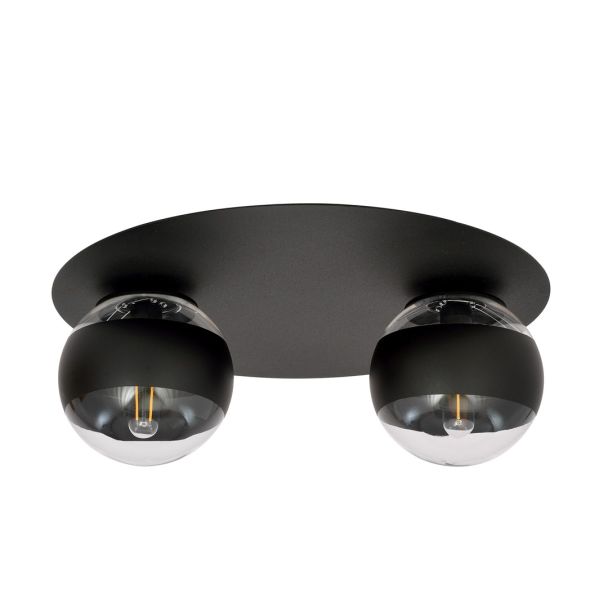 EMIBIG 1129/2 LAMPA SUFITOWA SOLAR 2 BLACK/STRIPE