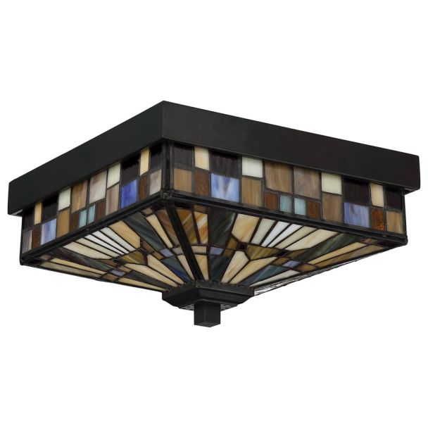 ELSTEAD Inglenook Outdoor QZ-INGLENOOK-F Inglenook 2 Light Outdoor Flush Mount