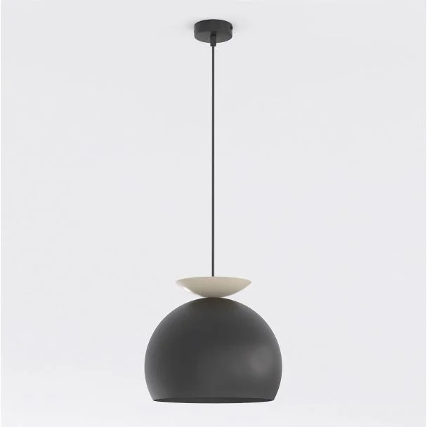 EMIBIG 1753/1 GEO 1 BLACK MOKKA Lampa wisząca