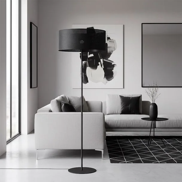 EMIBIG 1670/LP1 LUX LP1 BLACK LAMPA PODŁOGOWA