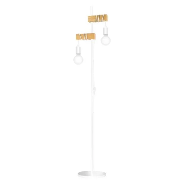 EGLO 33167 LAMPA TOWNSHEND OPRAWA PODŁOGOWA STL/2 WEISS/EICHE-OPTIK TOWNSHEND