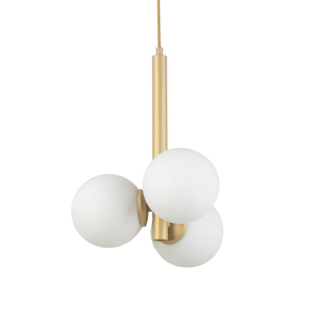 SIGMA 33605 Perla 3 lampa wisząca złoty,biały