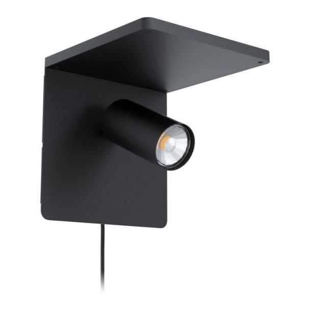 EGLO 98263 LAMPA CIGLIE OPRAWA ŚCIENNA WL/1 GU10 SCHWARZ M.WIPP/QI CIGLIE