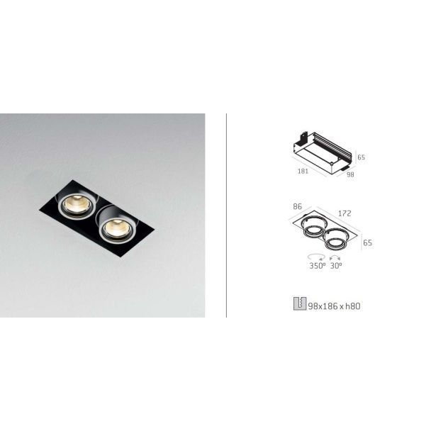 LABRA 4.1856 MULTIVA EVO 60.2 Trimless - wkład LED 6.5W PhaseCut