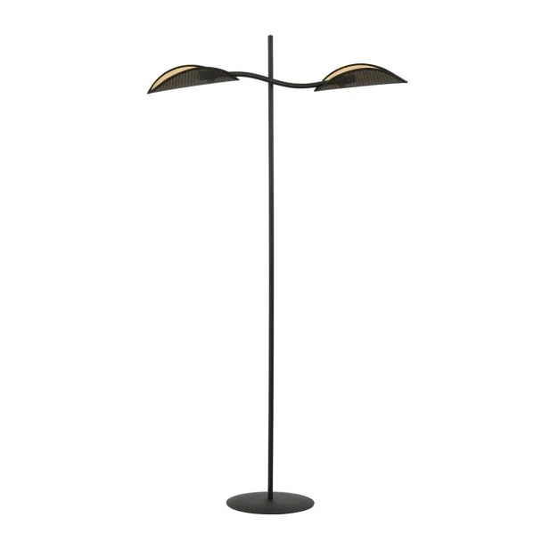 EMIBIG 1106/LP2 LAMPA PODŁOGOWA LOTUS LP2 BLACK/GOLD