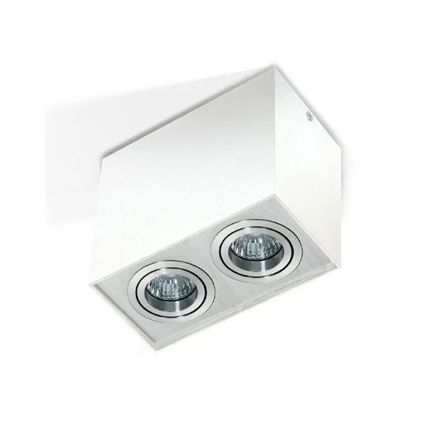 AZZARDO GM4204-WH-ALU / AZ1354 Eloy 2 (white/aluminium) Lampa sufitowa