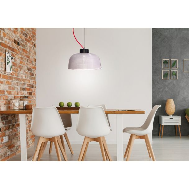 CANDELLUX 50101288 LAMPA WISZĄCA LIVERPOOL II 1 CZERWONY90x26,5x0