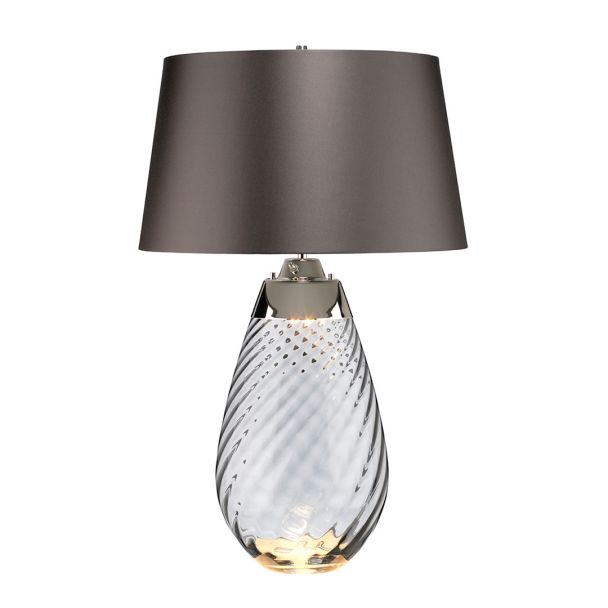 ELSTEAD Lena LENA-TL-L-SMOKE 2 Light Large Smoke Table Lamp