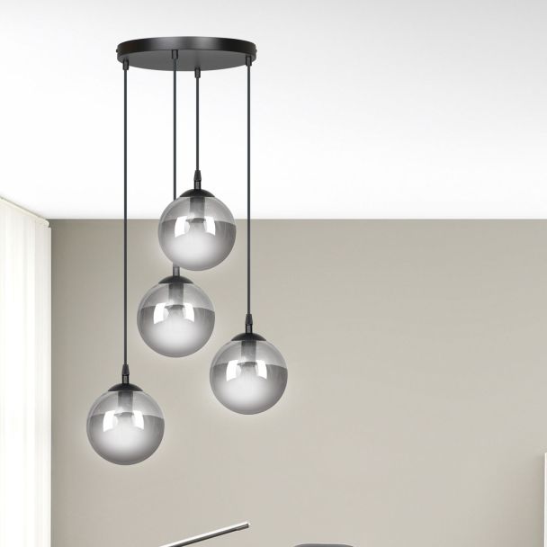 EMIBIG 712/4PREM LAMPA WISZĄCA COSMO 4 BL PREMIUM GRAFIT