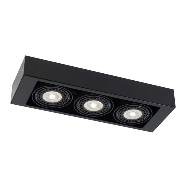 ANTIGO Plafon Koga 3 - Czarny (80 mm) 1154