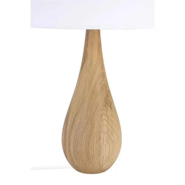 Hellux 4112245 Lampa VASE dąb / biały abażur