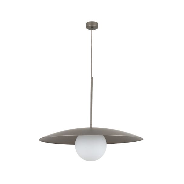 TK-LIGHTING 11347 SLATE NEW BROWN GLASS LAMPA WISZĄCA1XE27