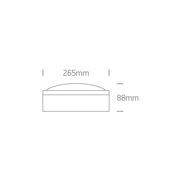 ONE LIGHT 67204/B Lagonisi czarny plafon zewnętrzny 20W E27