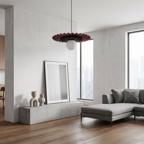 EMIBIG 1732/1 UMBRA 1 BURGUNDY BLACK Lampa wisząca