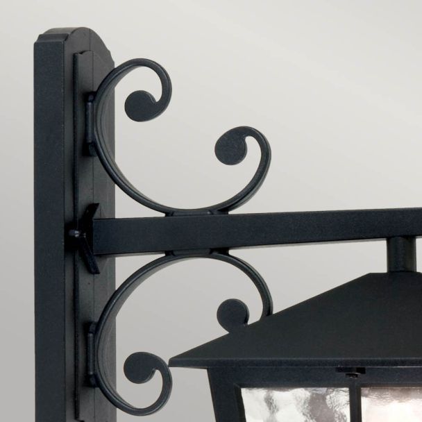 ELSTEAD CANTERBURY BL52M BLACK Wall Lantern
